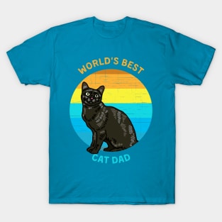 World's Best Cat Dad T-Shirt